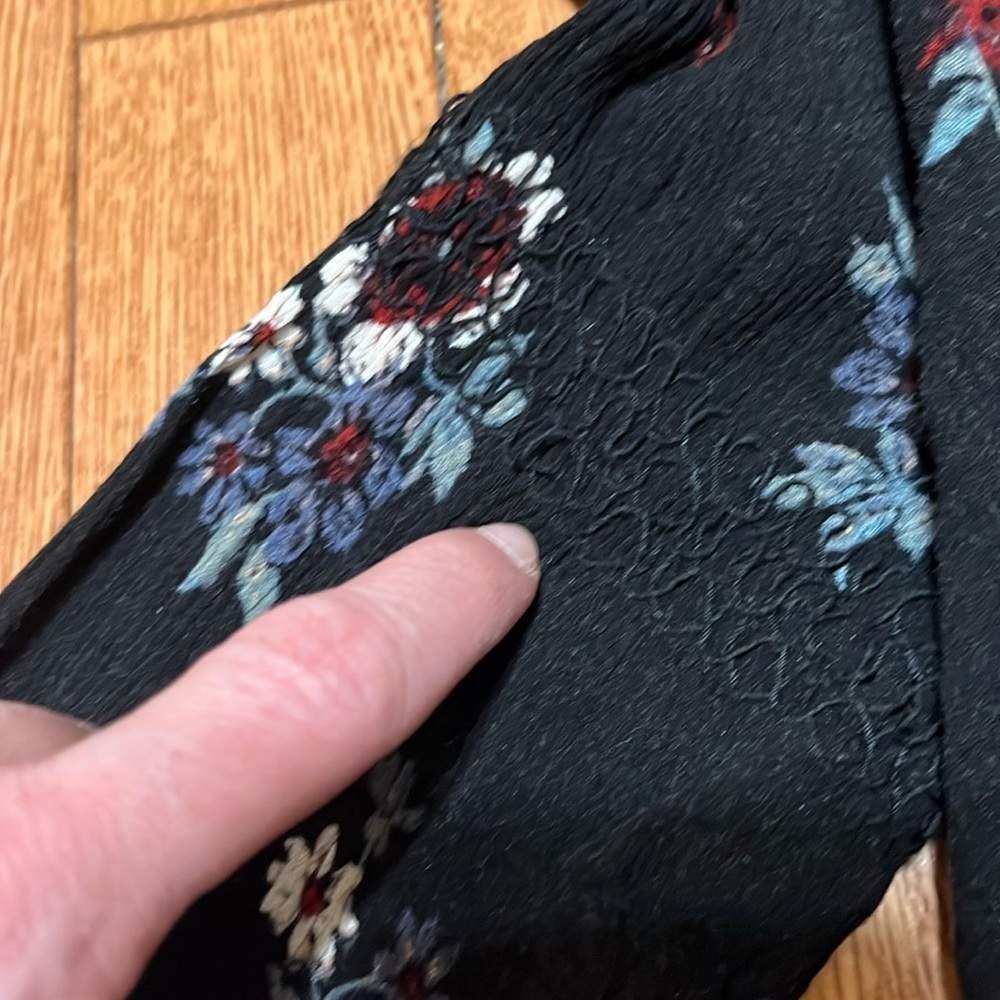 Free People Swing Out Of It Black Floral Dress Small - Picture 9 of 11